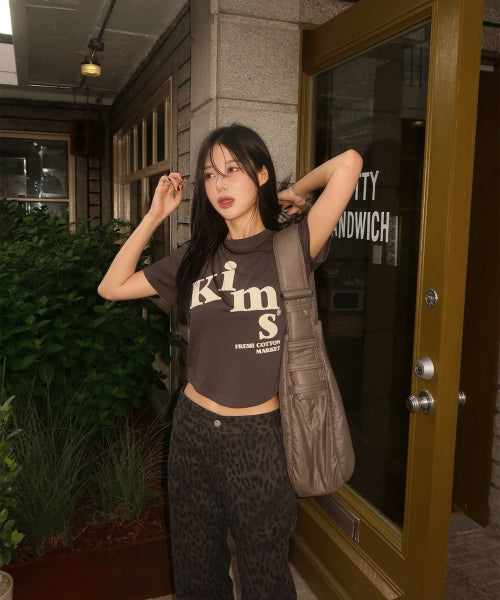 MESSY ALPHA LOGO TEE - 3 COLORS BLACK