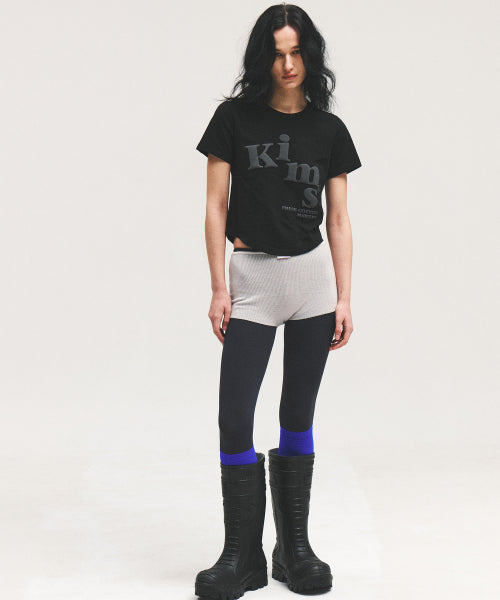 MESSY ALPHA LOGO TEE - 3 COLORS BLACK