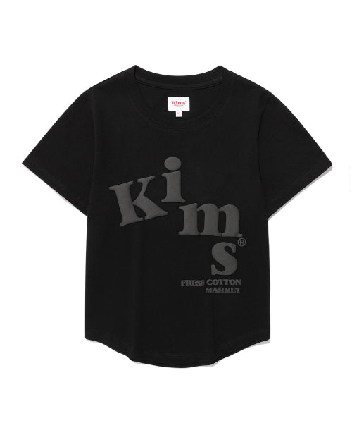 MESSY ALPHA LOGO TEE - 3 COLORS BLACK