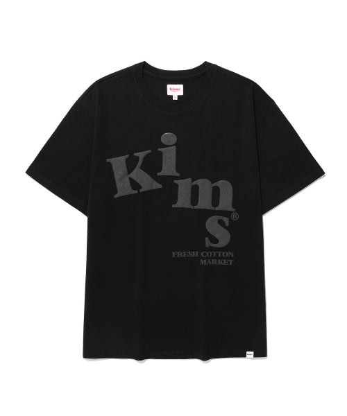 MESSY ALPHA LOGO TEE - 3 COLORS BLACK