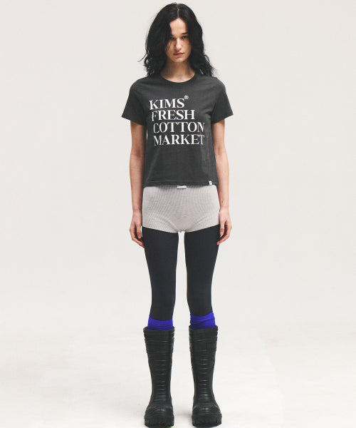 LEFT RANGE LOGO TEE - 2 COLORS CHARCOAL