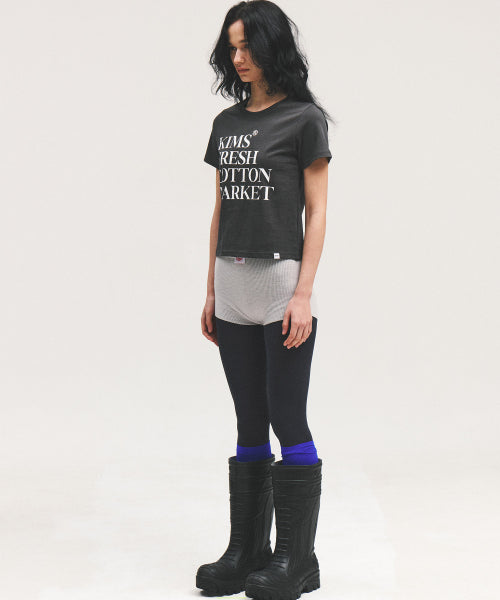 LEFT RANGE LOGO TEE - 2 COLORS CHARCOAL
