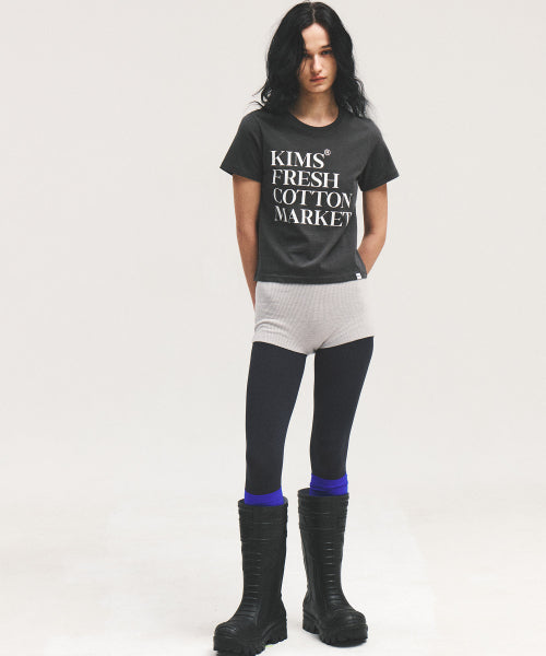 LEFT RANGE LOGO TEE - 2 COLORS CHARCOAL