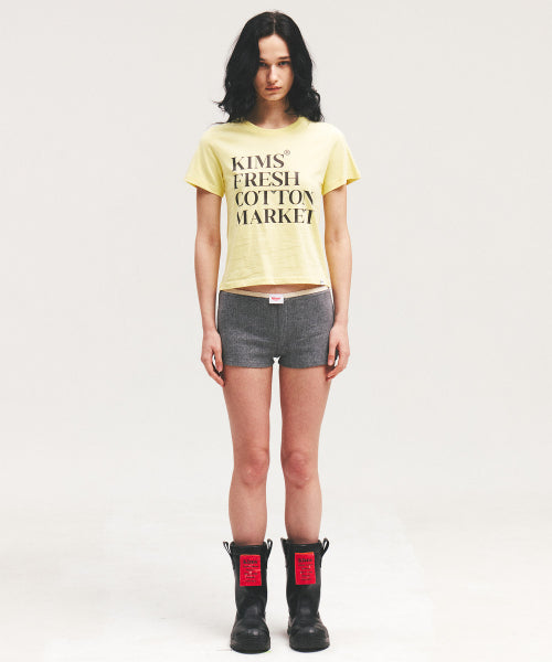 LEFT RANGE LOGO TEE - 2 COLORS YELLOW
