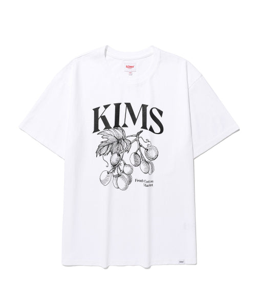 BERRY SKETCH TEE - 2 COLORS WHITE