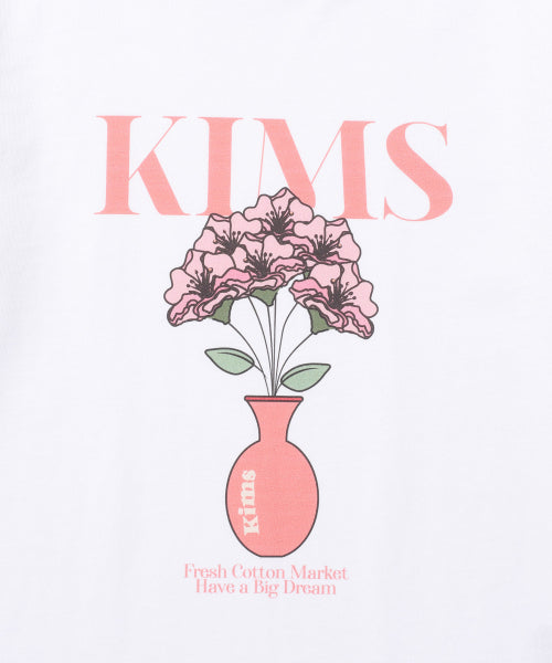 BORUS FLOWER TEE WHITE