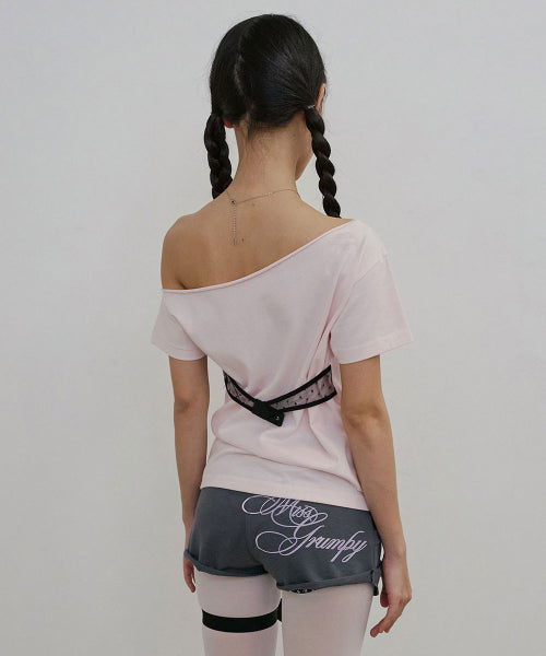 HOOK ME UP LAYERED TEE - 3 COLORS PINK