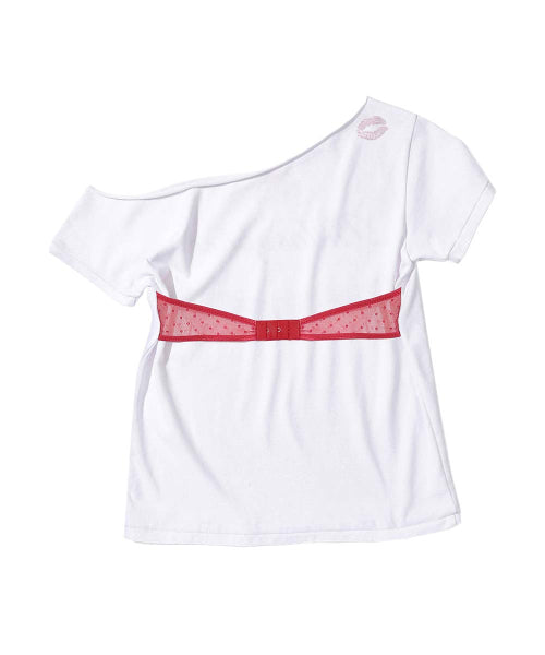 HOOK ME UP LAYERED TEE - 3 COLORS WHITE