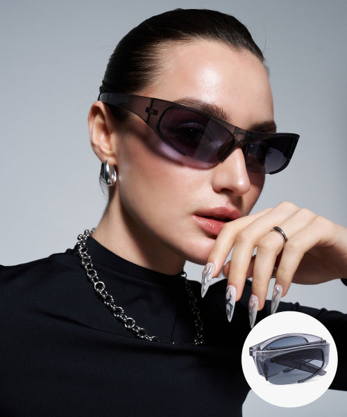 RC HOYE NEON SUNGLASSES - 4 COLORS GREY