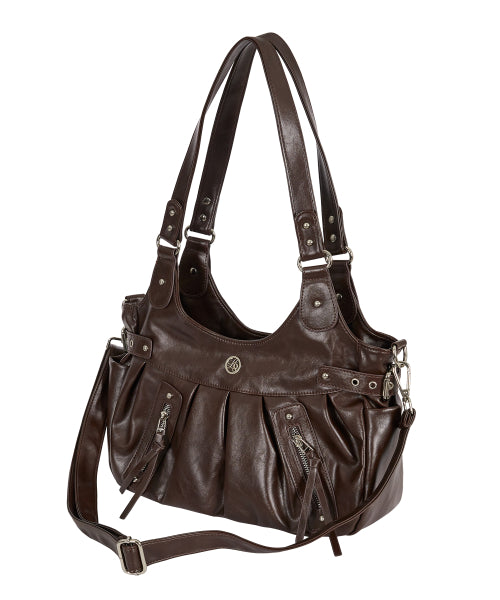 BUCKLE SHOULDER - 5 COLORS BROWN