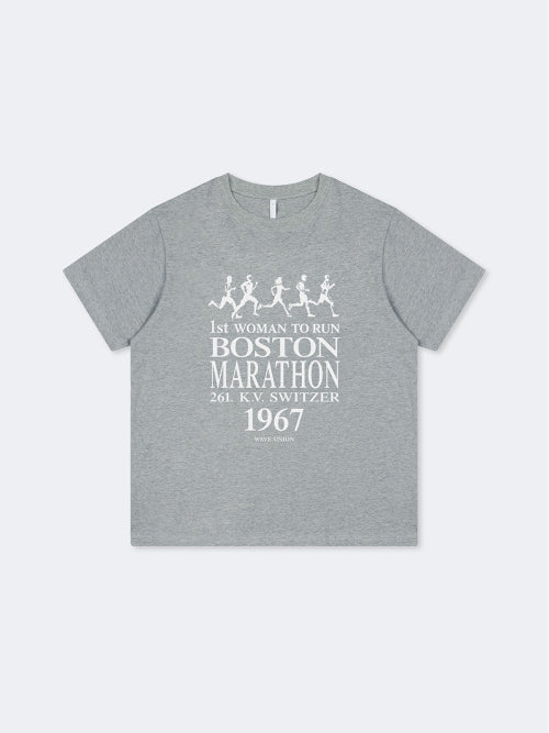 WAVE UNION KATHRINE T-SHIRT DARK GREY