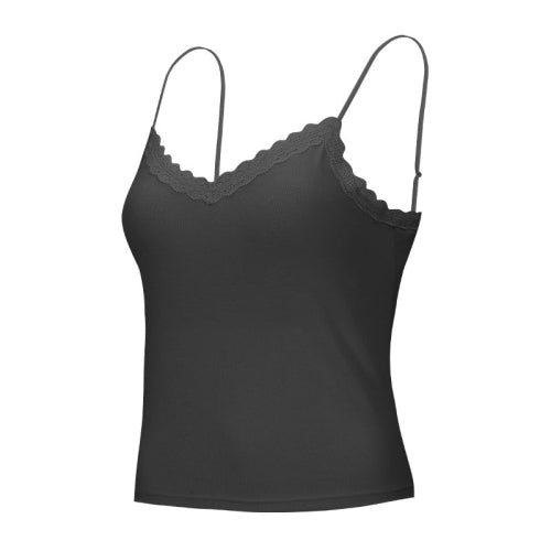 ERGOFIT AIR COTTON V-NECK CAMI TOP - 6 COLORS IVORY