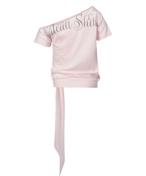 CHATEAU SHITHOLE TIE TEE - 3 COLORS PINK