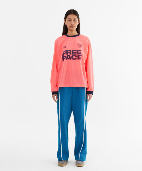 SPORTY MESH ROUND T SHIRT - 5 COLORS PINK