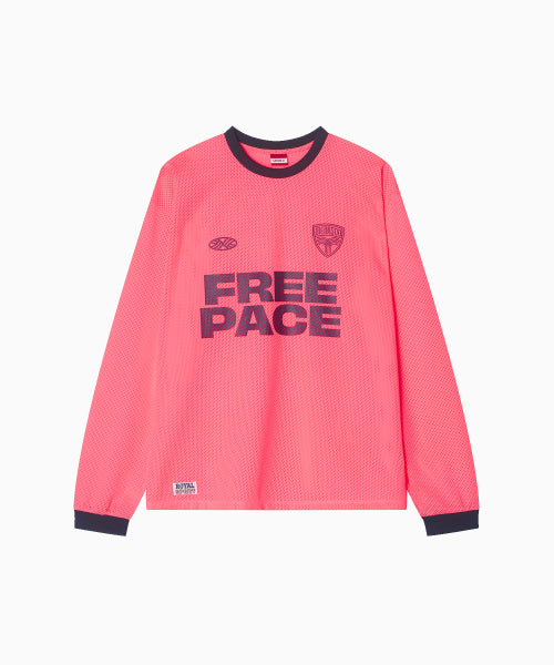 SPORTY MESH ROUND T SHIRT - 5 COLORS PINK