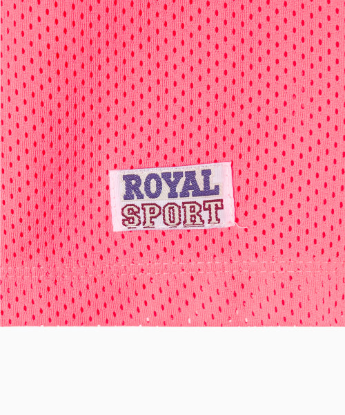 SPORTY MESH ROUND T SHIRT - 5 COLORS PINK