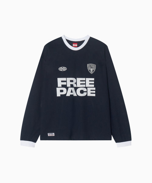 SPORTY MESH ROUND T SHIRT - 5 COLORS NAVY