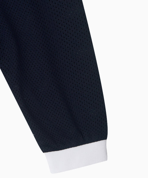 SPORTY MESH ROUND T SHIRT - 5 COLORS NAVY