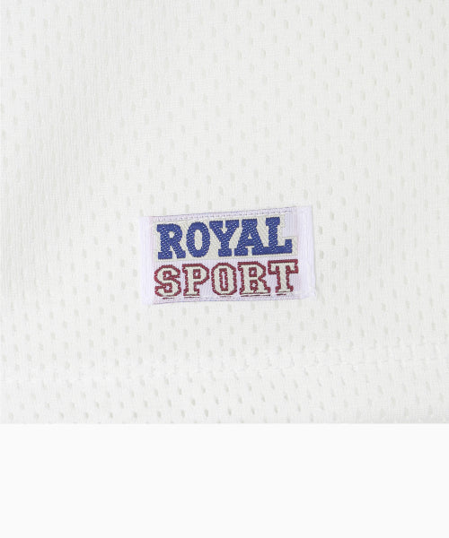SPORTY MESH ROUND T SHIRT - 5 COLORS WHITE
