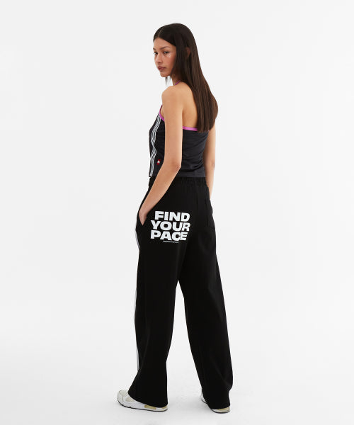 LINE POINT PIN TUCK COTTON PANTS - 3 COLORS BLACK
