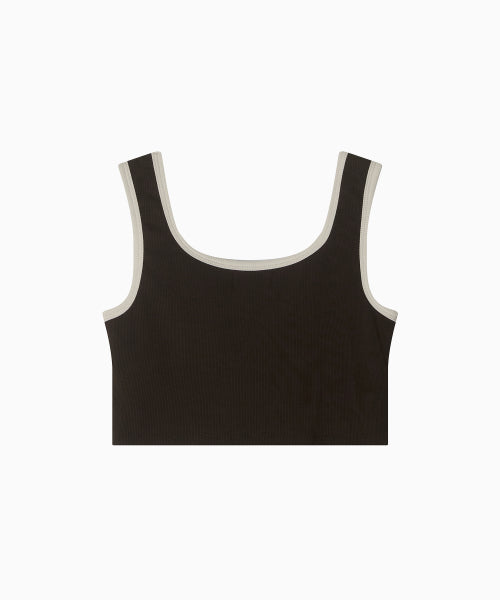 MNS SPAN COLORBINDING TOP - 4 COLORS BROWN
