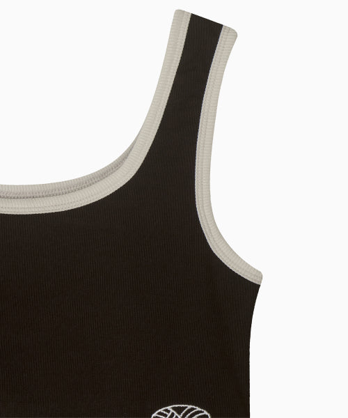 MNS SPAN COLORBINDING TOP - 4 COLORS BROWN