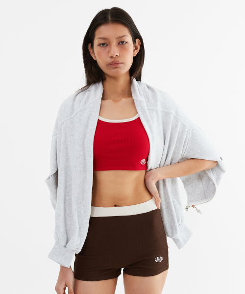 MNS SPAN COLORBINDING TOP - 4 COLORS RED