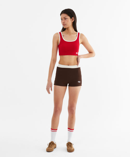 MNS SPAN COLORBINDING TOP - 4 COLORS RED