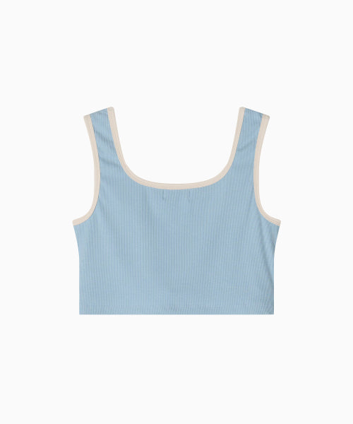 MNS SPAN COLORBINDING TOP - 4 COLORS BLUE