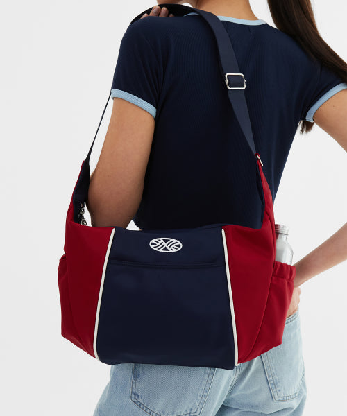 MNS TRACK LINE CROSS BAG NAVY
