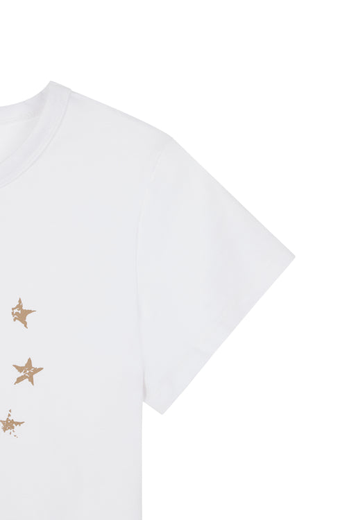 DEINET STAR GRAPHICS T SHIRTS - 2 COLORS WHITE