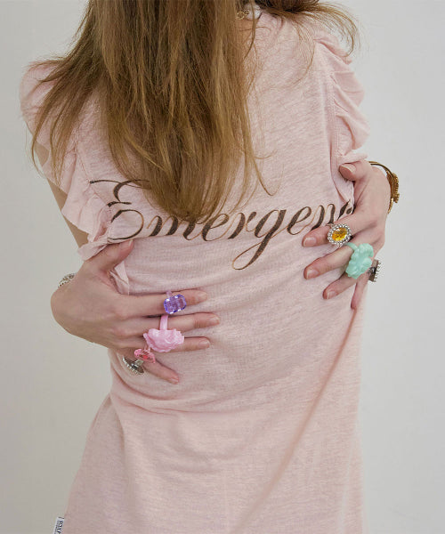 EMERGENCY MUSCLE TANK TOP - 3 COLORS PINK