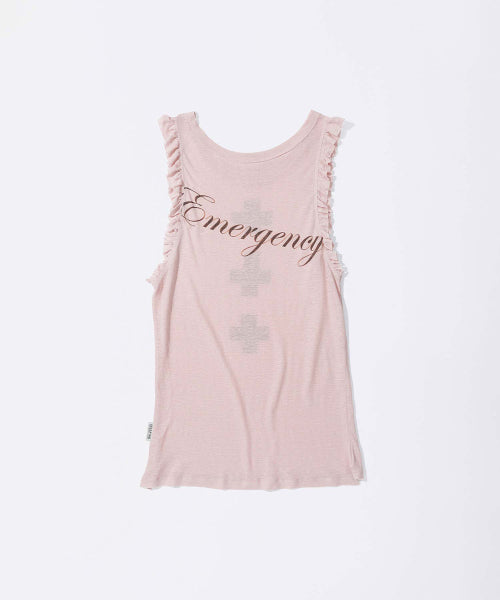 EMERGENCY MUSCLE TANK TOP - 3 COLORS PINK