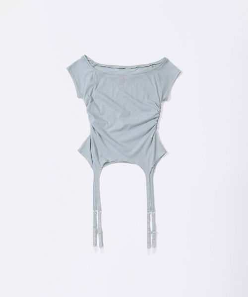 GARTER BELT TEE BABY - 3 COLORS BABY BLUE