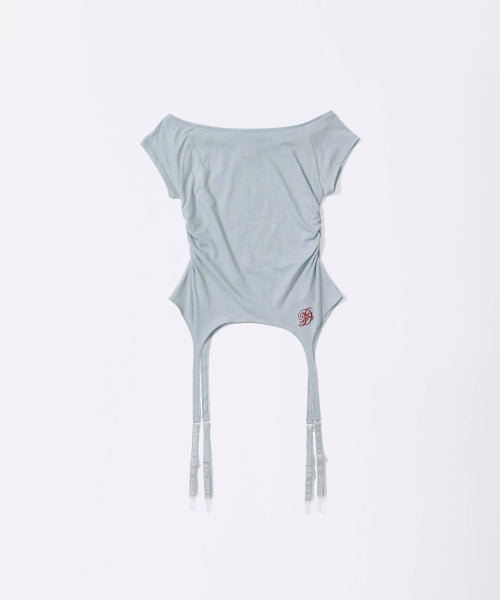 GARTER BELT TEE BABY - 3 COLORS BABY BLUE