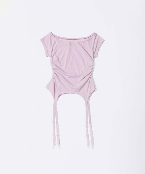 GARTER BELT TEE BABY - 3 COLORS BABY PINK