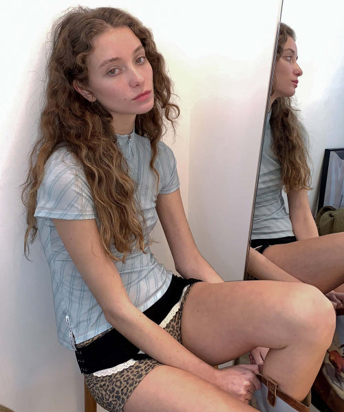 STRIPE JERSEY TOP - 2 COLORS MINT