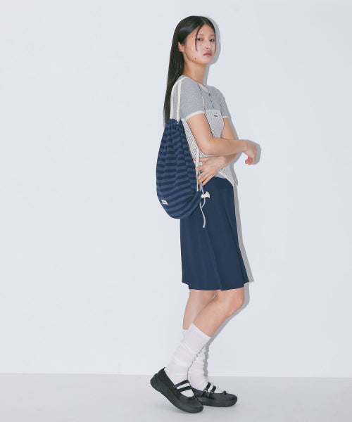 JERSEY STRIPE GYM SACK AS SHOWN