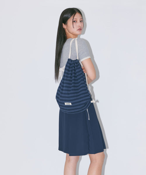 JERSEY STRIPE GYM SACK AS SHOWN