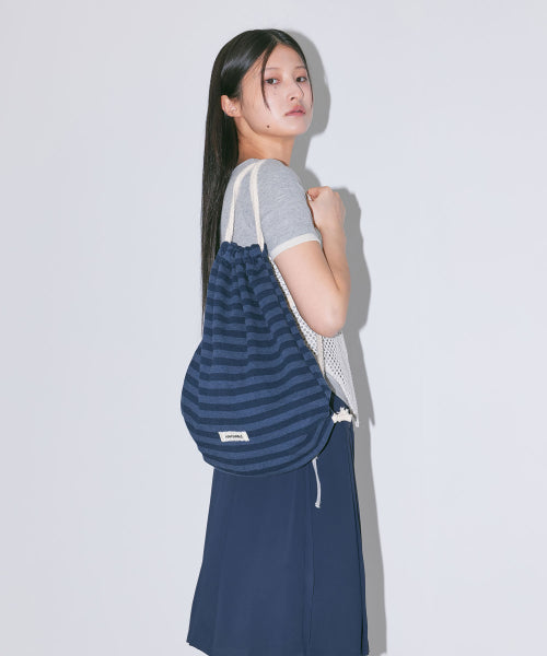 JERSEY STRIPE GYM SACK AS SHOWN