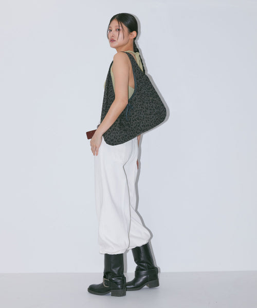 LEOPARD PATTERN ECO BAG - 2 COLORS