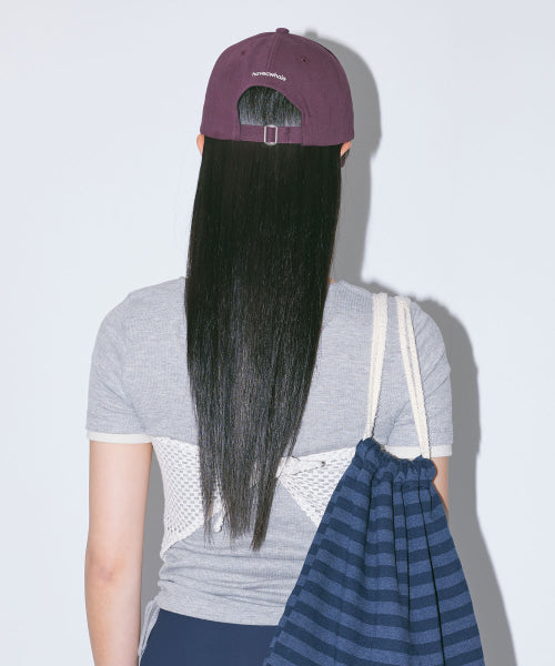 H LACE APPLIQUE CAP - 4 COLORS