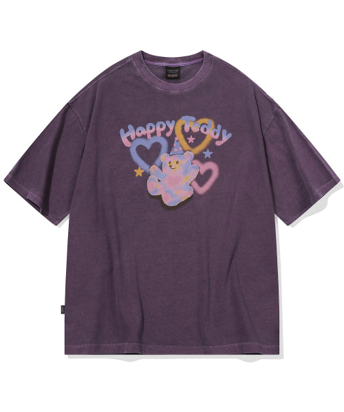PIGMENT SHORT SLEEVE TEE - 6 COLORS PURPLE