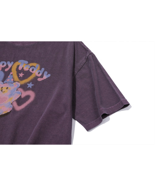 PIGMENT SHORT SLEEVE TEE - 6 COLORS PURPLE