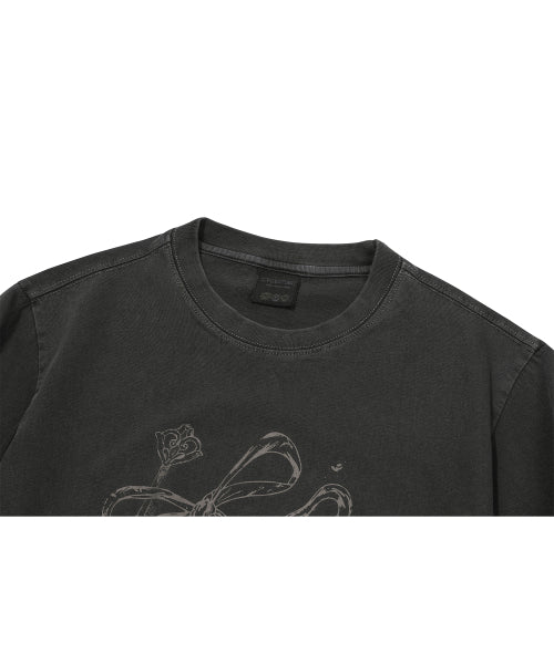 HEART SHORT SLEEVE TEE PIGMENT AS SHOWN