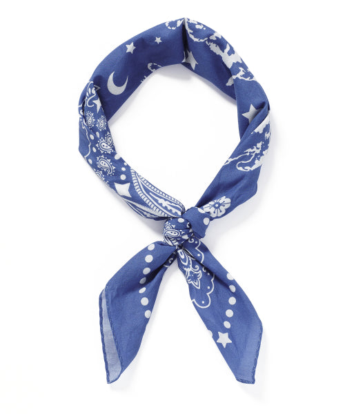 MOON CAT BANDANA - 3 COLORS BLUE