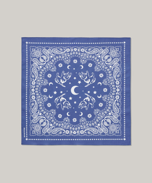MOON CAT BANDANA - 3 COLORS BLUE