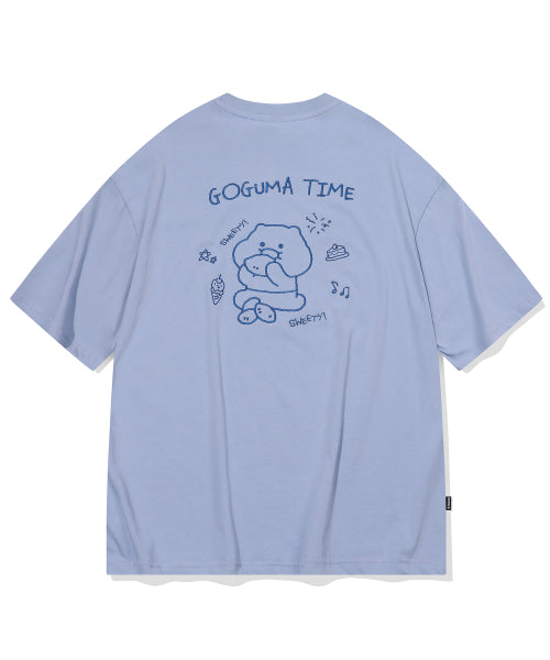 CHOONSIK EMBROIDERY SHORT SLEEVE TEE - 5 COLORS GREY
