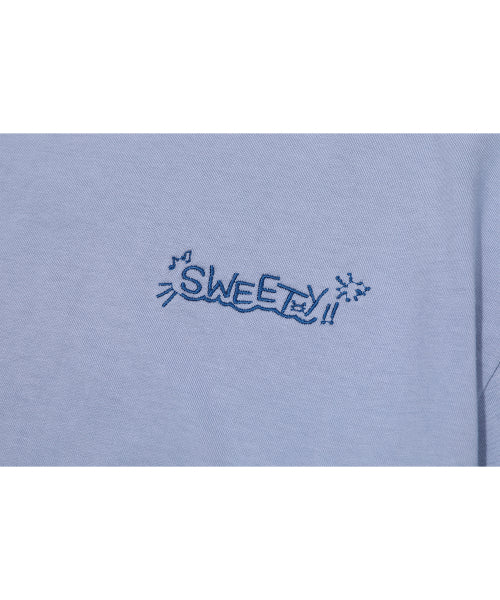 CHOONSIK EMBROIDERY SHORT SLEEVE TEE - 5 COLORS GREY