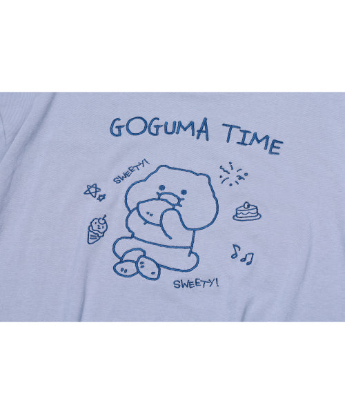 CHOONSIK EMBROIDERY SHORT SLEEVE TEE - 5 COLORS GREY